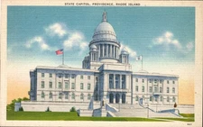 Providence Rhode Island State Capitol Building View Postcard