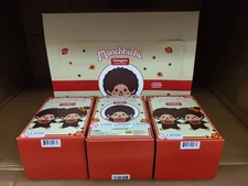 Case Of 9 Pcs Original Monchhichi Exclusive Flocked Collection Hangers Blind Box