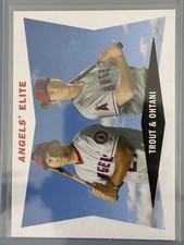2020 Topps Archives - 1960 Combo Cards Mike Trout, Shohei Ohtani #60CC-TO