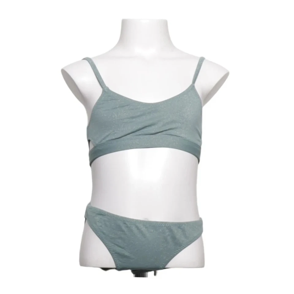 Zara, bikini, taille : 130, vert, unicolore #b99 - Photo 1/4