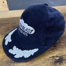 Kleen Blast Abrasives Snapback Hat Baseball Cap Corduroy Vintage Made in USA