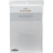 Spellbinders PL105  Platinum Cutting Plates 2/Pkg-X-Large 12.25"X8.5"