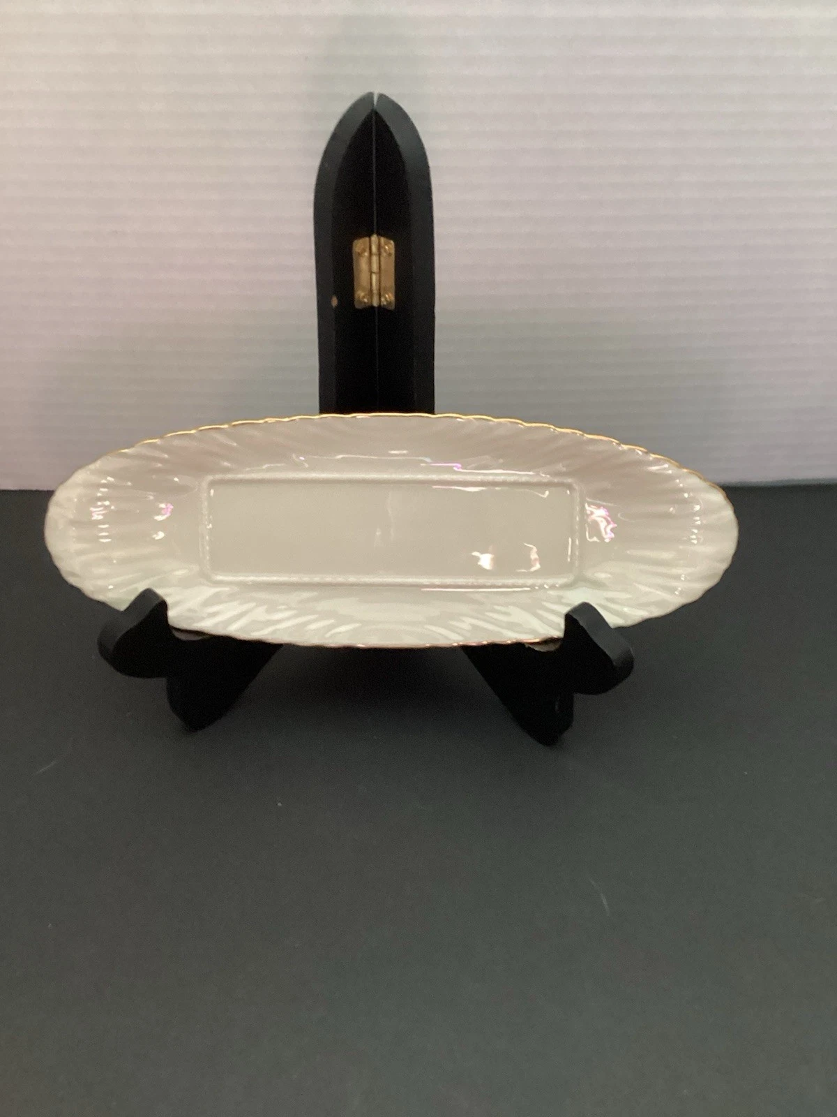 Lenox Vtg Classic, Traditional Ivory Porcelain Open Butter Dish
