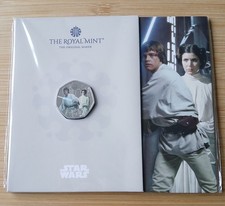 Royal Mint 50p & £5 Limited Edition COLOUR BUNC Pack Coins - CHOOSE YOUR COIN