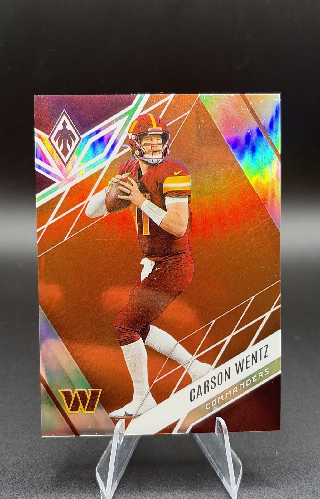 2022 Panini Phoenix - Carson Wentz #89 Orange /99