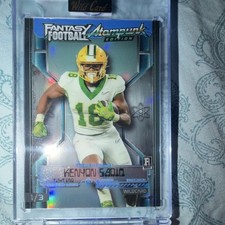 Wild Card Fantasy Football Atompunk Kenyon Sadiq Rookie 1/3 Football Card