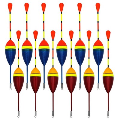 Oval Foam Fishing Floats Slip Bobbers Trout Bass Accessories 20 PCS