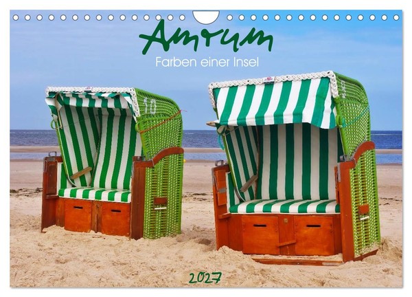 "Calendar 2027 · US Version · Amrum - Colors Of An Island (Wall Calendar 2027 12\""-image