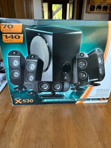 Logitech X-530 5.1 Surround Sound PC/TV/Console Speaker System NEW IN BOX!  MINT