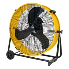 24" 8700 CFM Heavy Duty High Velocity Barrel Floor Drum Fan w DC Brushless Motor