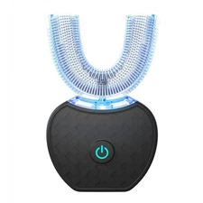 Ensemble de couple de brosses à dents électriques de type U automatique intelligent USB6714