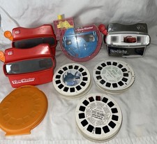 Large vintage View Master bundle 4 View Master viewers 60 reels Rare Cars
