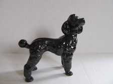 Coopercraft Black Gloss French Poodle Dog Figurine