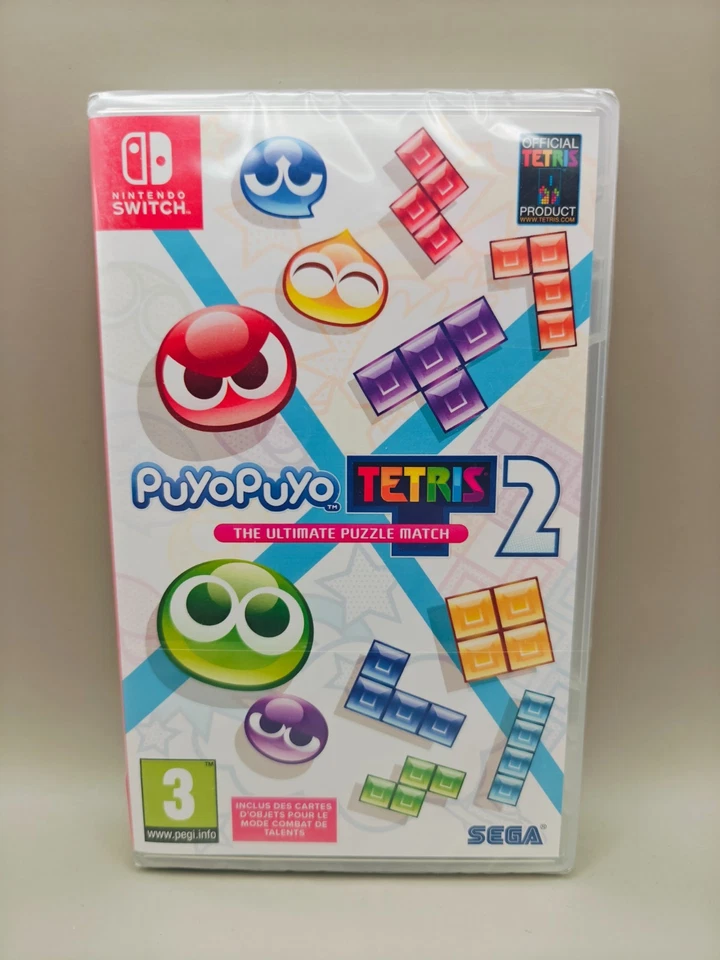 Puyo Puyo Tetris 2 Nintendo Switch Puzzle SEGA Neuf Sous Blister Français - Photo 1/2