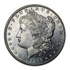 1899 P Morgan Silver Dollar $1 Brilliant Uncirculated BU 90% Silver