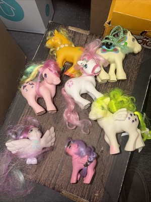 Vintage 1980s My Little Pony Lot of 5 Ponies Fairy Tails Hasbro And Two Others