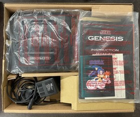 Sega Genesis MK-1631 16-Bit Video Entertainment System Console w/ Box and Manual