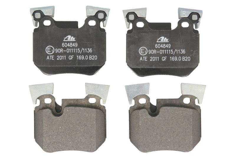 Plaquettes de frein ATE anti-bruit pour Series 1 sans vibration