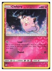 Clefairy 38/68 Hidden Fates Reverse Holo