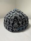 Grassroots Black/Blue/White Geometric Artist Series Baseball Hat Unisex Size 8 — photo 4