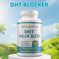 Simply Revival DHT Blocker -Saw Palmetto - Promote Healthy Scalp and Hair Growth