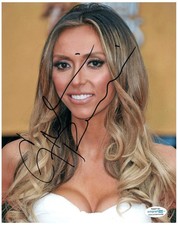 Giuliana Rancic Signed Autographed 8x10 Photo Hot Sexy Cleavage Fashion E! ACOA