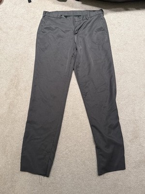 FlynnO Hara Men s Gray Uniform Dress Pants 38 Unhemmed Polyester