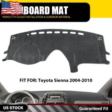 For 2004-2010 Toyota Sienna Gray Non-Slip Dash Cover Dashboard Mat Pad Carpet