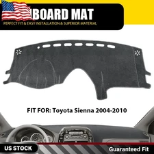 For 2004-2010 Toyota Sienna Gray Non-Slip Dash Cover Dashboard Mat Pad Carpet