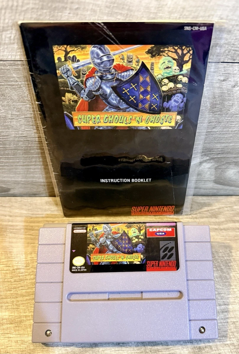 Super Ghouls 'n Ghosts Super Famicom (SNES) Japon - Jeu + Notice - Bon état