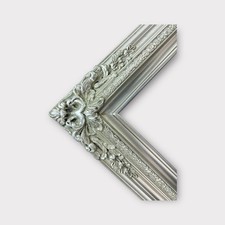 20 x 30 In stock- Traditional compo XL ornate corners wood frame,Silver Leaf