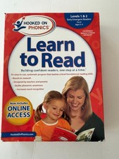 Hooked on Phonics Learn to Read Level 1  2 Early Emergent Readers Pre K/3-4 yrs