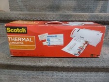 Scotch Thermal Laminator Machine 9-Inch White with 20 Pouches TL902VP BRAND NEW