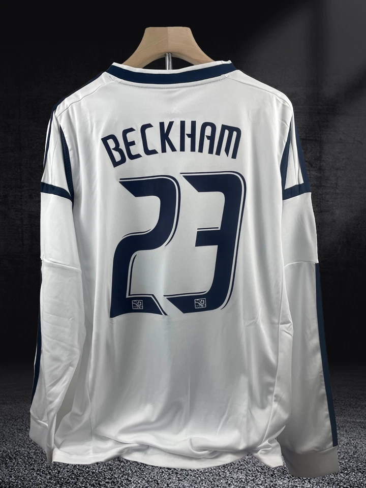 Camiseta de manga larga LA Galaxy 2007-2012 Home - Beckham #23 Foto 2 de 4