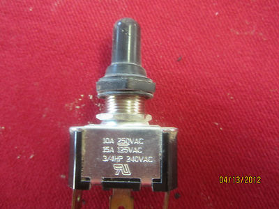 CARLING ON/OFF TOGGLE SWITCH W/BOOT SSB3TOO | eBay