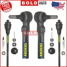 Front Inner and Outer Tie Rod 4PCS Set Moog For Chevrolet Silverado 1500 Classic