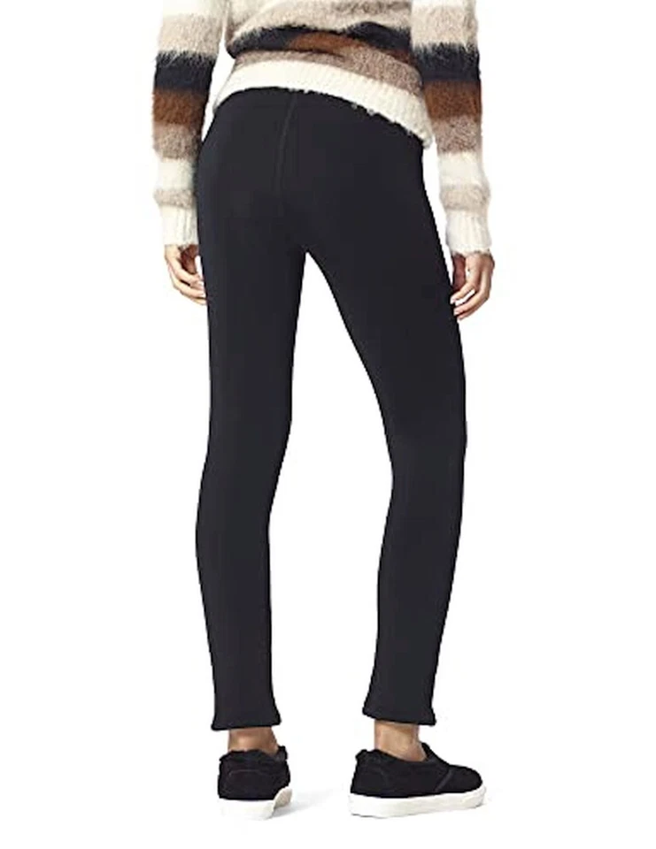Leggings HUE para mujer sin costuras, forrados negros-peludos, talla L/XL Foto 3 de 4