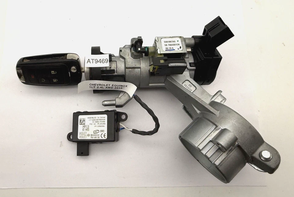 原始设备制造商 10-16 雪佛兰 Equinox 点火开关固定器带钥匙锁气缸 — 第 2/4 张图片