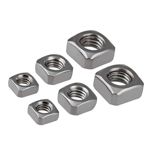 Vierkantmuttern DIN 557 Edelstahl A2 A4 M3 M4 M5 M6 M8 M10 M12 Vierkant Muttern - Bild 6 von 13