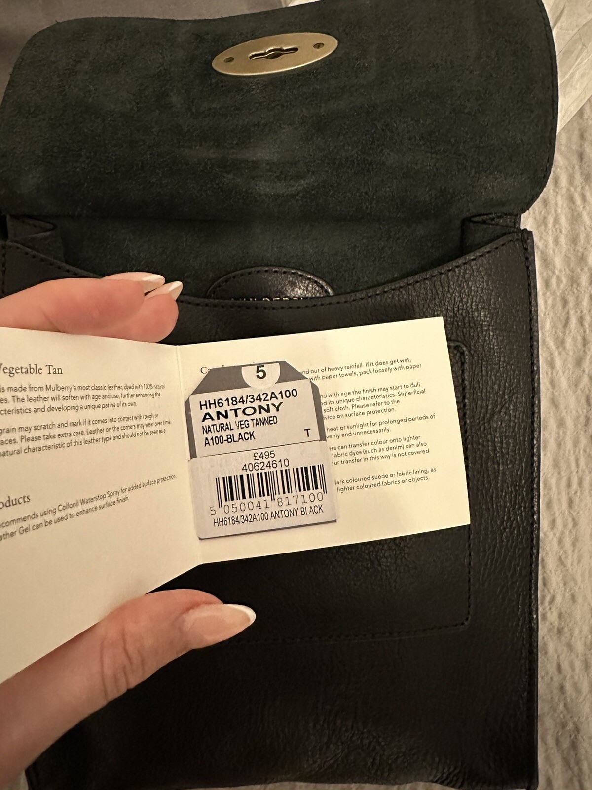 Mulberry Antony Messenger Bag Black Leather Brand New eBay