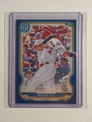 2020 Topps Gypsy Queen #273 Yadier Molina Blue Parallel /250