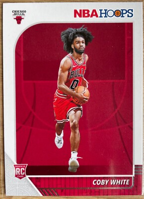 Coby White, 19-20 Hoops, Base Rookie, #204