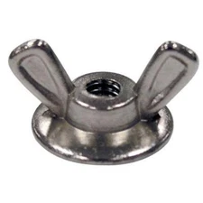 1/4" - 20 Nickle Plated Steel Wing Nuts (25)