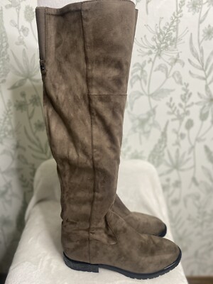 Guess Women's Raniele Brown Over The Knee Boots,