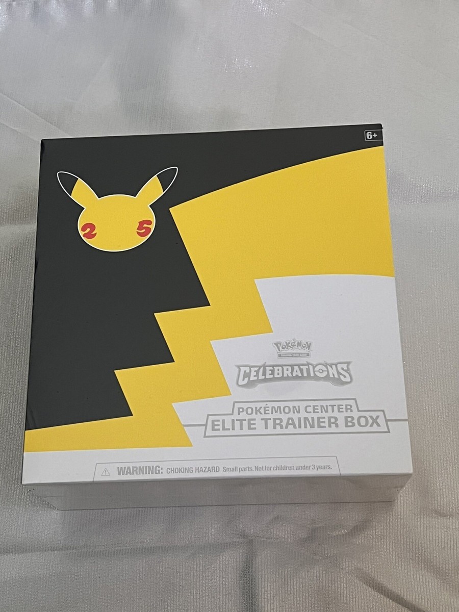 25th Celebrations ポケモンセンターエリートトレーナーボックス Pokemon Center Exclusive Celebrations ETB Elite Trainer Box