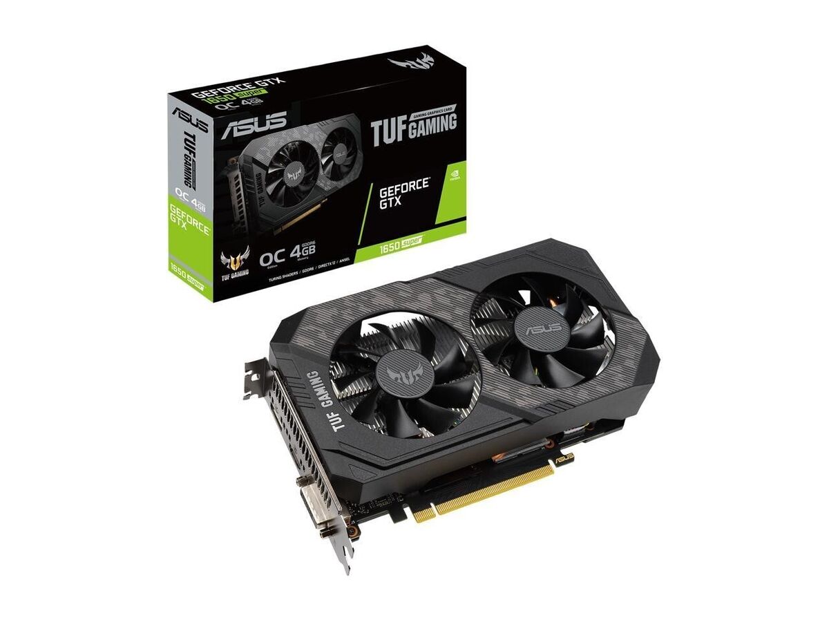 ASUS GeForce GTX 1650 SUPER 4GB GDDR6 Graphics Card TUF ASUS GeForce GTX 1650 SUPER 4GB GDDR6 Graphics Card TUF