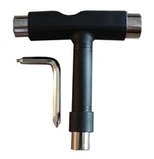 Skate Tool All-in-One Multi-Function Portable Skateboard T Tools USA Seller BLK