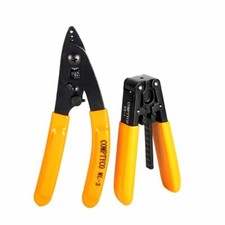 FTTH Cable Stripper Optical Fiber Stripping Pliers 3 Port Metal Wire Stripper