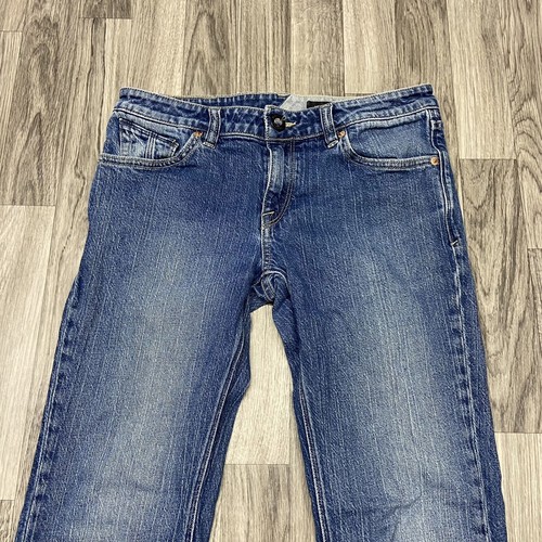 VORTA Slim Fit Straight Leg Medium Wash Blue Denim Jeans Boy's Size 29 - Picture 5 of 12