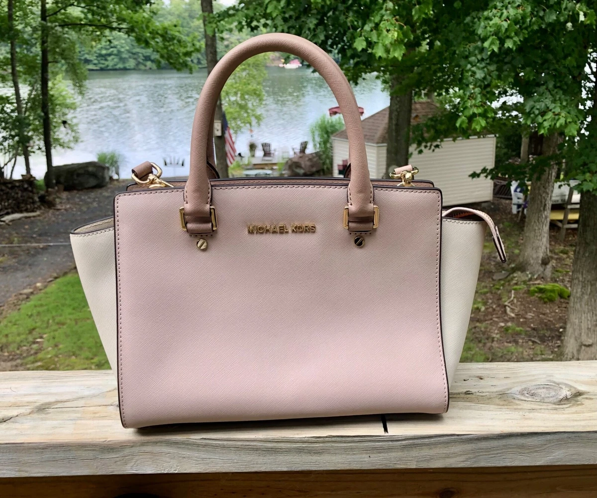 Michael Kors Selma Medium Leather Satchel